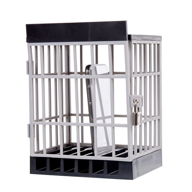 Bo&icirc;te cage de prison pour smartphone