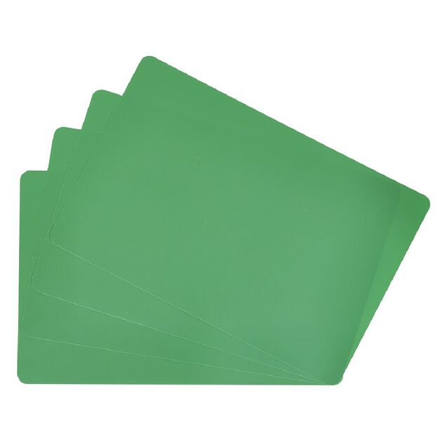 Set de table rectangulaire x4 pvc souple uni (4 modèles)