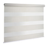 Store enrouleur avec ou sans per&ccedil;age jour nuit beige 65x160cm