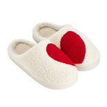 Chausson femme duo coeur L26x8x10cm