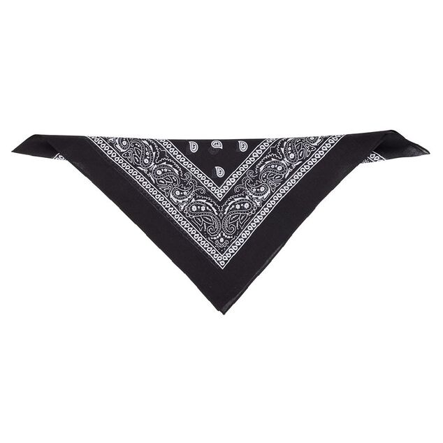 Bandana motif paisley coloré 100% coton 53x53cm