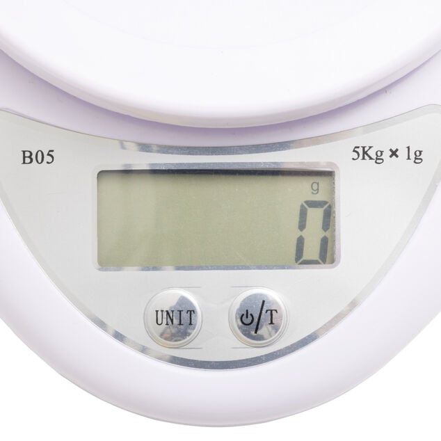 Balance de cuisine &eacute;lectronique max.5kg &eacute;cran LCD