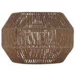 Luminaire &agrave; suspension filaire papier tress&eacute; naturel