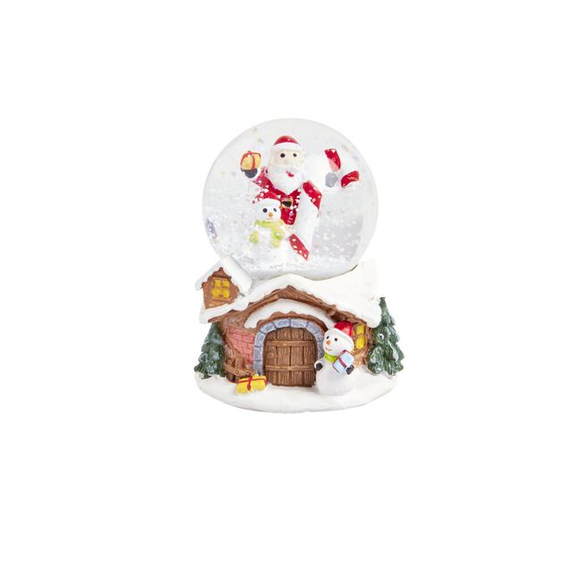 Boule &agrave; neige No&euml;l &Oslash;8,3xH10,5 cm (4 mod&egrave;les)