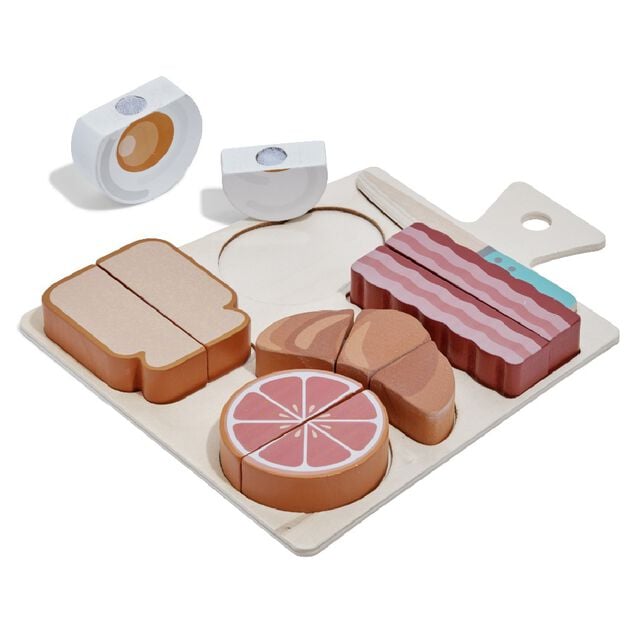 Aliment à découper avec planche bois 7 pièces