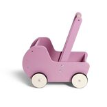 Jouet poussette enfant en bois rose