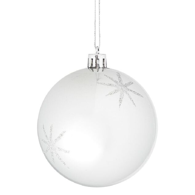 Boule de No&euml;l motif &eacute;tincelle &Oslash;8cm (3 mod&egrave;les)