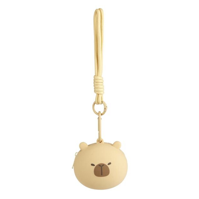 Porte-cl&eacute; avec porte-monnaie forme animal 100% silicone (2 mod&egrave;les)