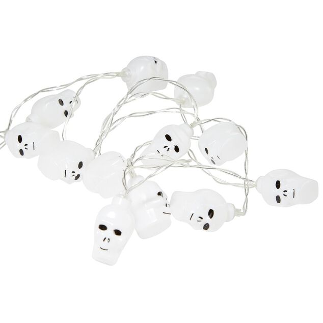 Guirlande lumineuse 12 led Halloween L165 cm (2 mod&egrave;les)