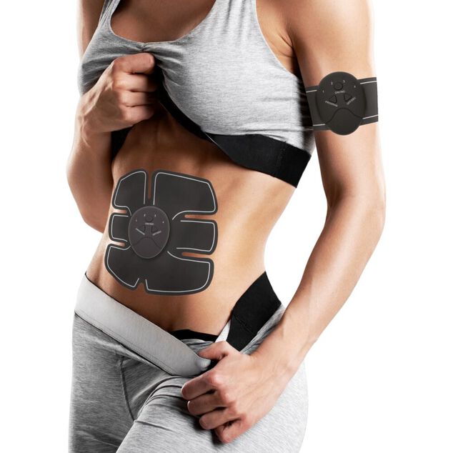 Patch électrostimulation musculaire abdos et bras sans fil