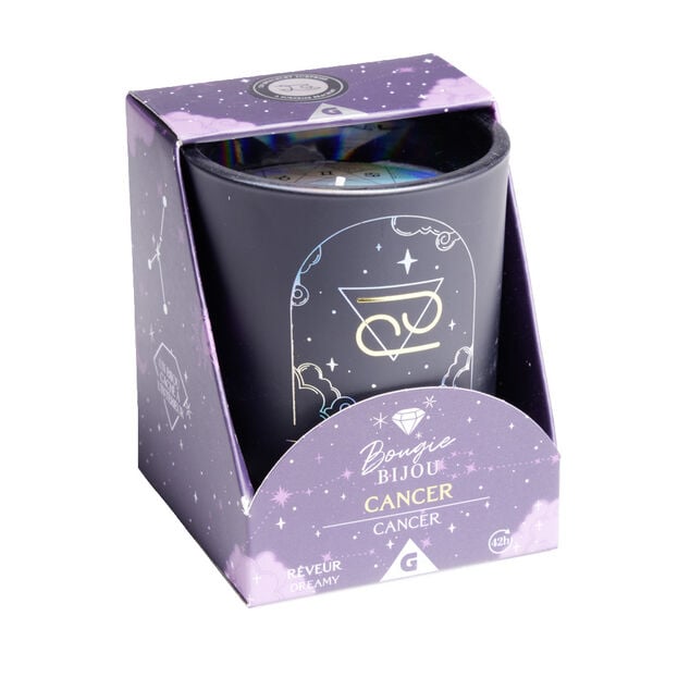 Bougie bijou signe astrologique bracelet argenté - 12 modèles