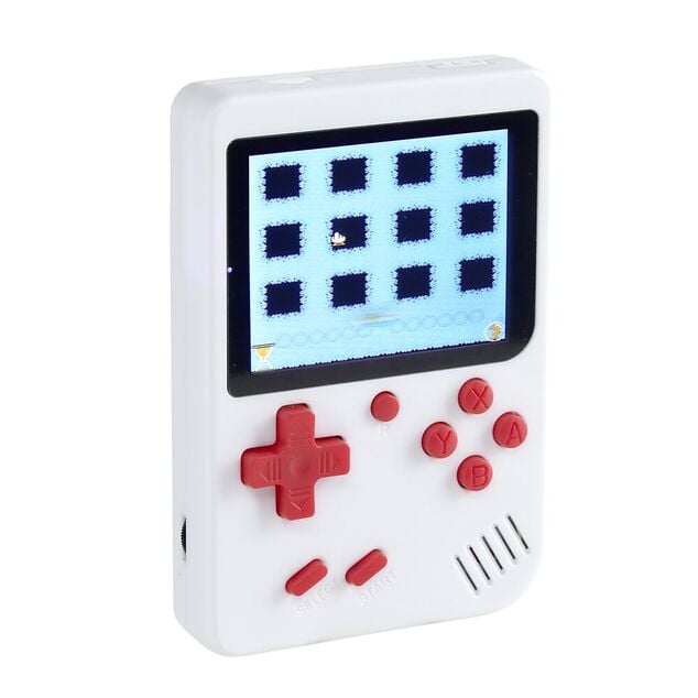 Mini console de jeux avec 200 jeux - 2 modèles rouge ou noir