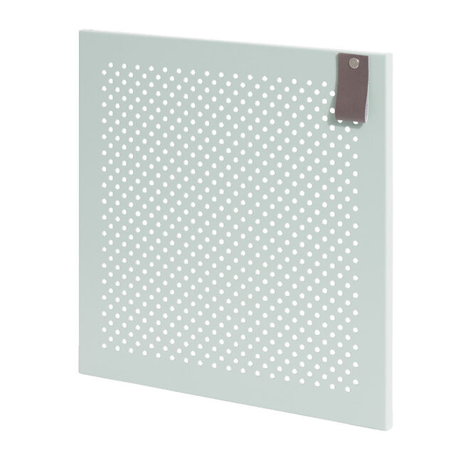 Porte Box Cube métal ajouré vert clair 32,2x32,2cm