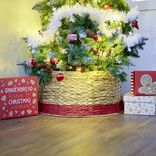 Tour de sapin jacinthe tressée Ø58xH26cm