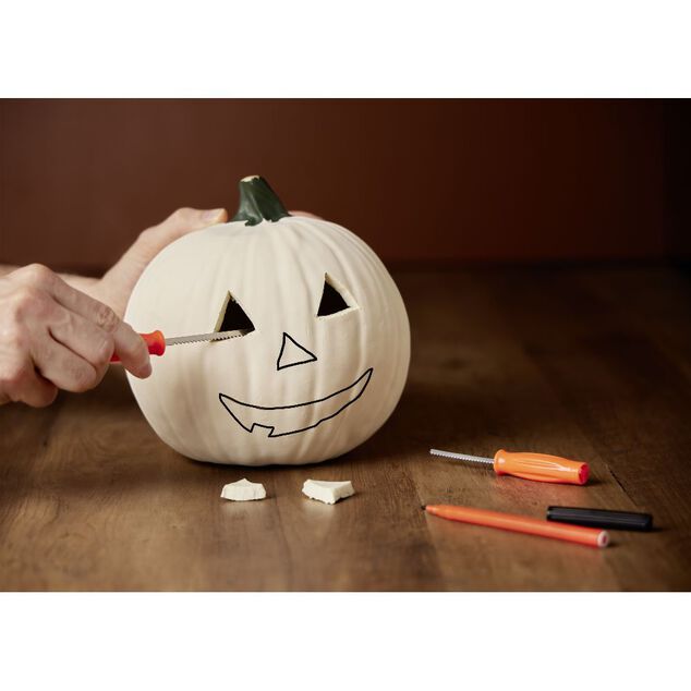 Citrouille &agrave; creuser d&eacute;coration Halloween