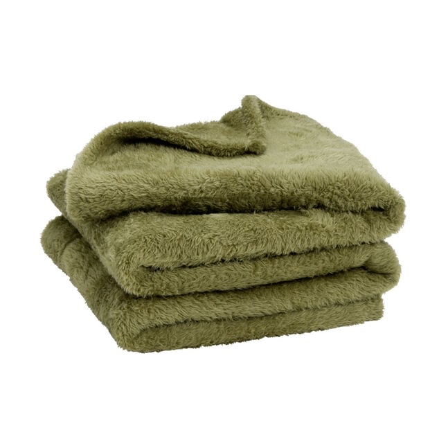 Plaid peluche uni 130x160cm - 4 mod&egrave;les