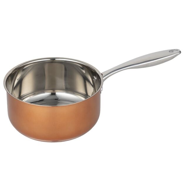 Casserole effet cuivre acier et aluminium tous feux &Oslash;18cm
