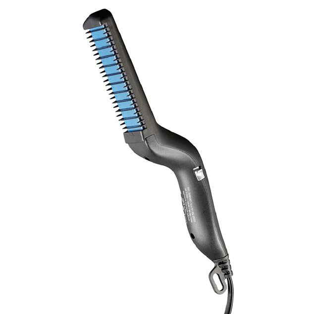 Mini lisseur 2en1 Homday barbe et cheveux avec peigne int&eacute;gr&eacute;