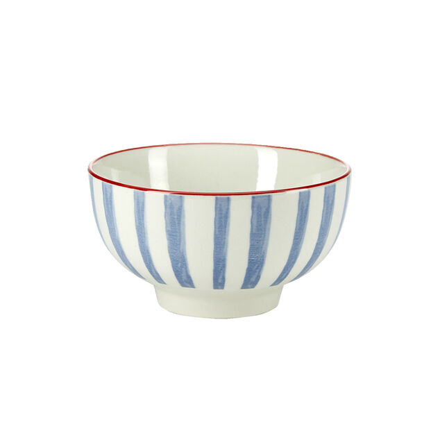 Coupelle porcelaine "Buon Appetito" blanche et bleue &Oslash;11,5cm