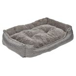 Panier animal polycoton gris 64x45xH13cm