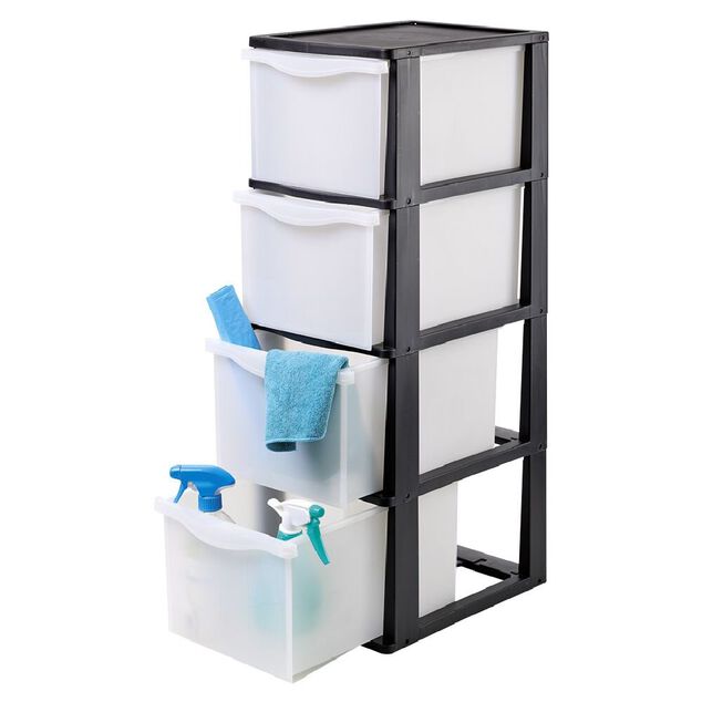 Tour de rangement 4 tiroirs A4