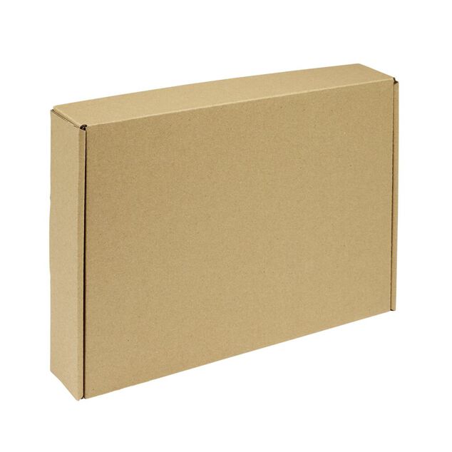 Bo&icirc;te carton d'exp&eacute;dition marron x5 format 30x20xH5cm