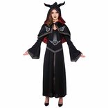D&eacute;guisement adulte Halloween diablesse robe et cape - Taille L