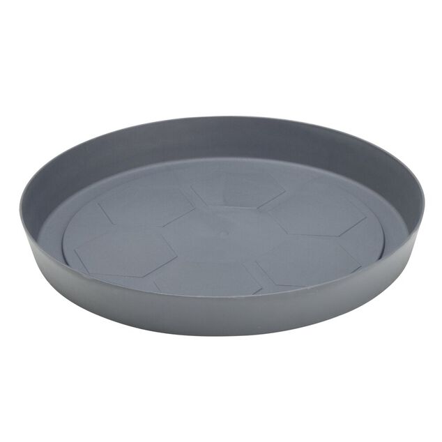 Soucoupe pour pot de jardin gris anthracite