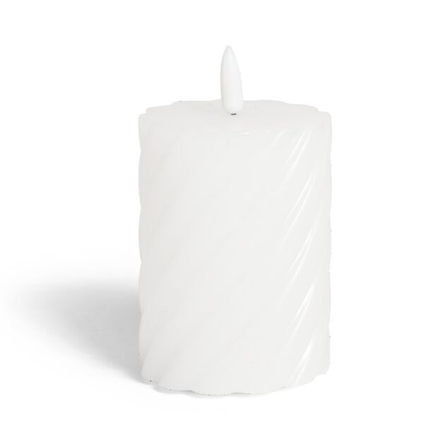 Bougie LED blanche &Oslash;7,5xH10cm