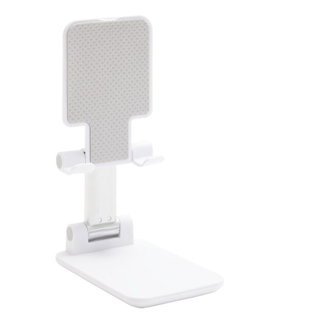 Support téléphone multiposition blanc 6,5x2,7xH11cm