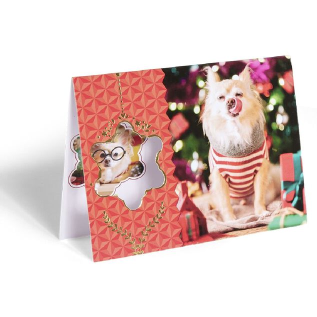 Carte de voeux No&euml;l 12x17cm