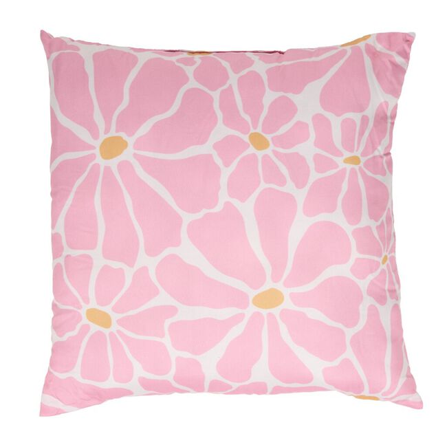 Coussin carr&eacute; imprim&eacute; 38x38 cm