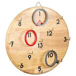 Lancer d'anneaux cible bois