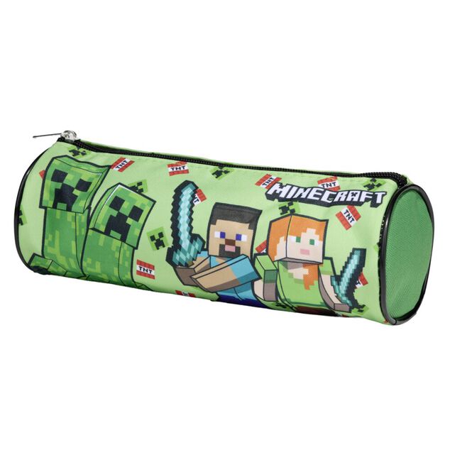 Trousse Minecraft verte &Oslash;8xL23cm