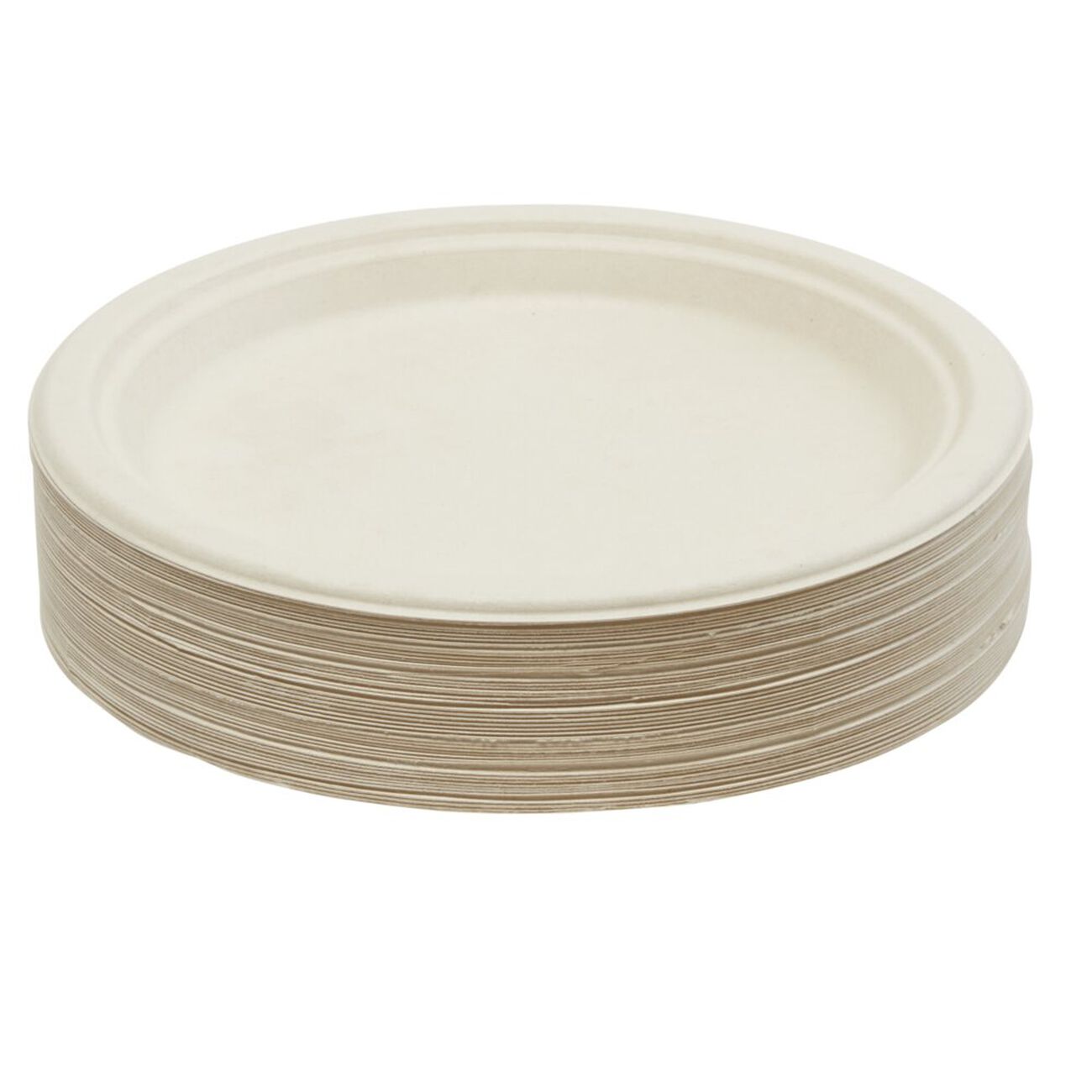 GoBeTree Vaisselle Jetable 175 Pcs Pour 25 Personnes - Assiettes Canne à Sucre Et Couverts Bois