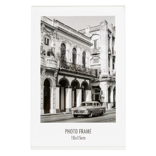 Cadre photo &agrave; poser plastique pour photo 10x15cm