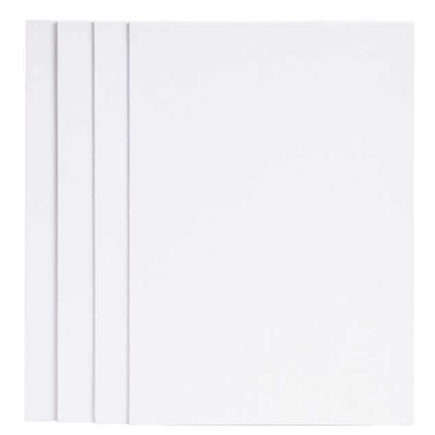 Toile &agrave; peindre x4 coton sur ch&acirc;ssis en bois 21x30cm