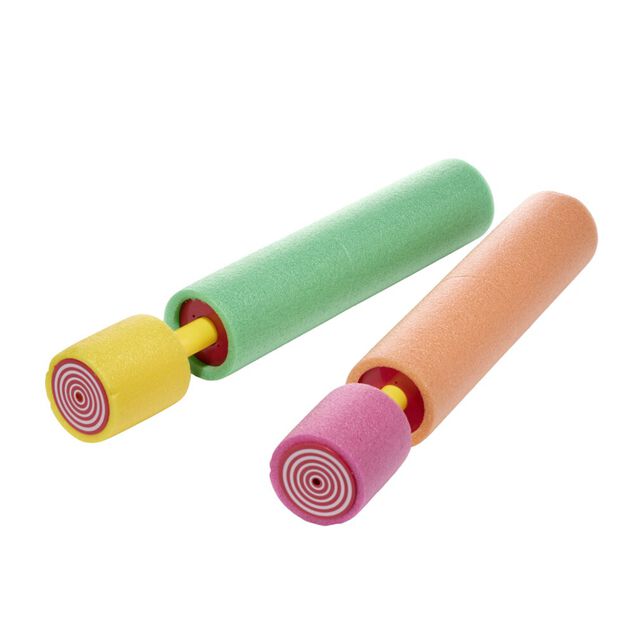 Nouille bazooka jaune et bleu &Oslash;6xL36cm
