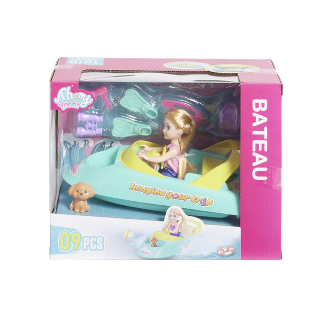 Jouet bateau 9 accessoires