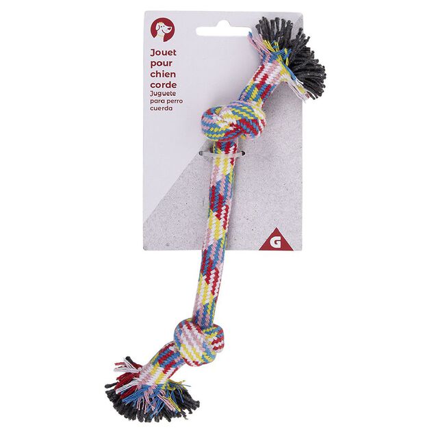 Jouet pour chien Corde &agrave; 2 noeuds L.28 cm