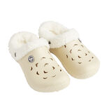 Sabots femme Hipps fourrés blanc crème T38/39