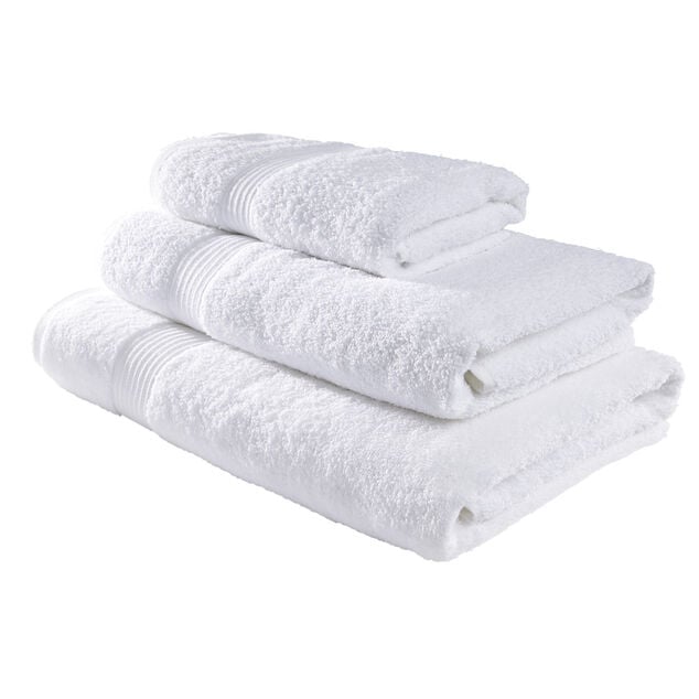 Drap de bain 70x130cm coton blanc craie