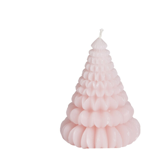 Bougie c&ocirc;ne &Oslash;7,2xH9,5cm - 3 coloris