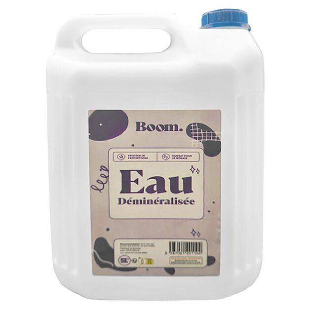 Eau d&eacute;min&eacute;ralis&eacute;e Boom nature - Bidon de 5L