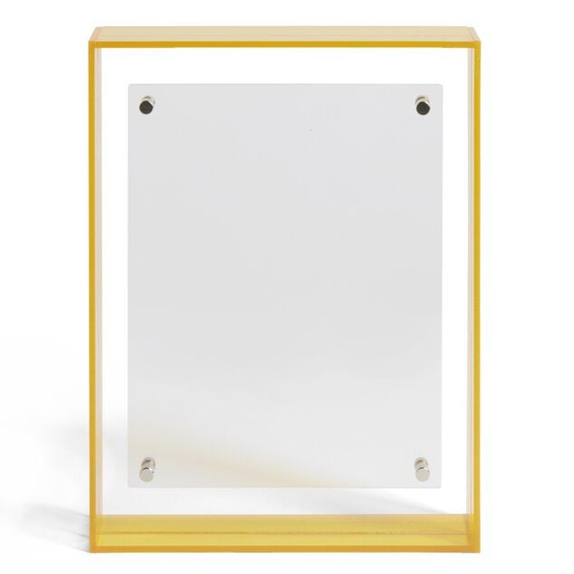 Cadre n&eacute;on acrylique 21xH4x16cm orange