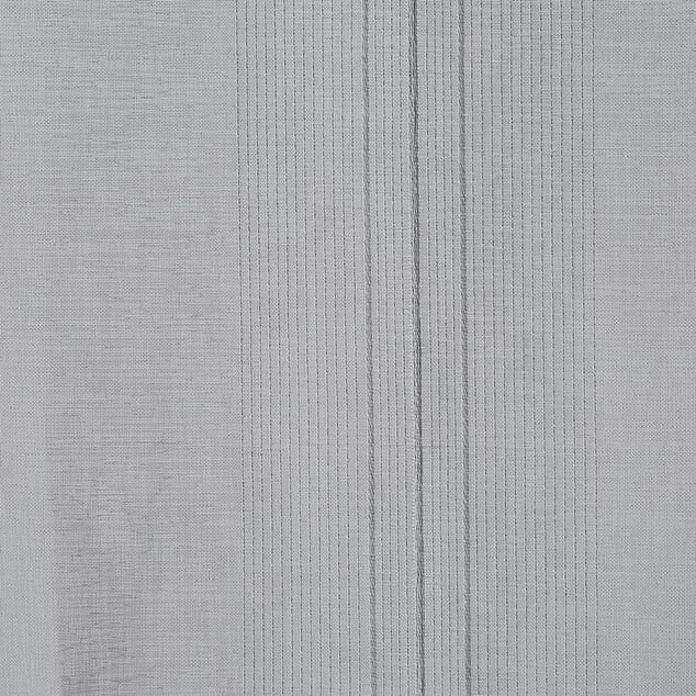 Vitrage droit passe tringle uni gris 60x160 cm x2