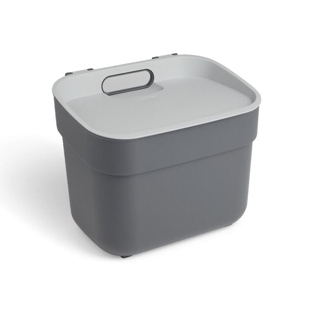 Poubelle de tri grise 5L