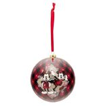 Boule de Noël Disney Minnie Mickey rouge et noire Ø10cm