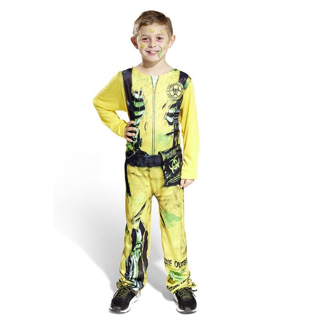 D&eacute;guisement enfant Halloween zombie radioactif 11/14 ans