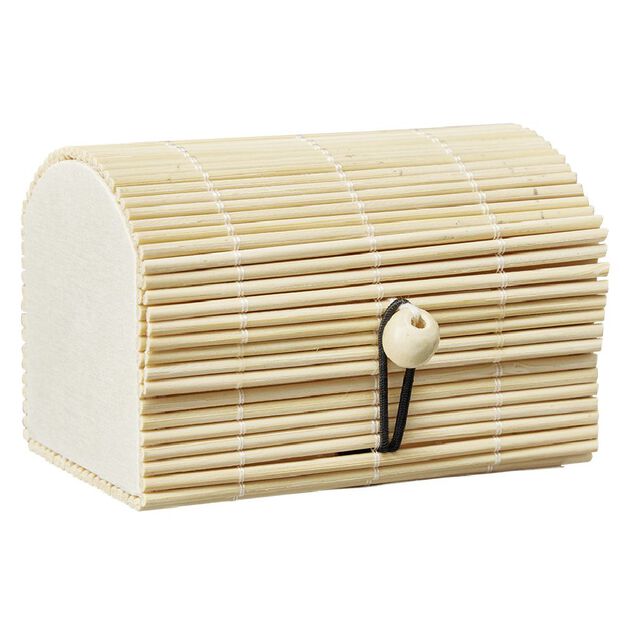 Bo&icirc;te en bambou L9x6xH9cm